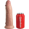 King Cock - Elite Kit Harnais Réglable Deluxe Anneau Avec Testicules & Gode 20.3 Cm